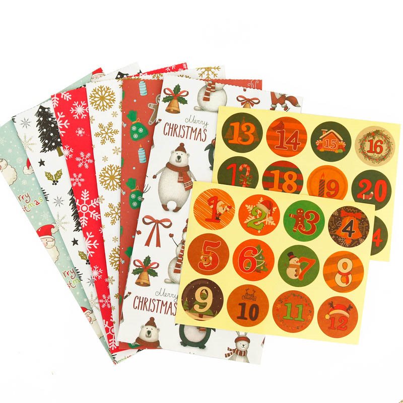 Picture of Christmas Gift Bags Plus 24 Sticker sheets 