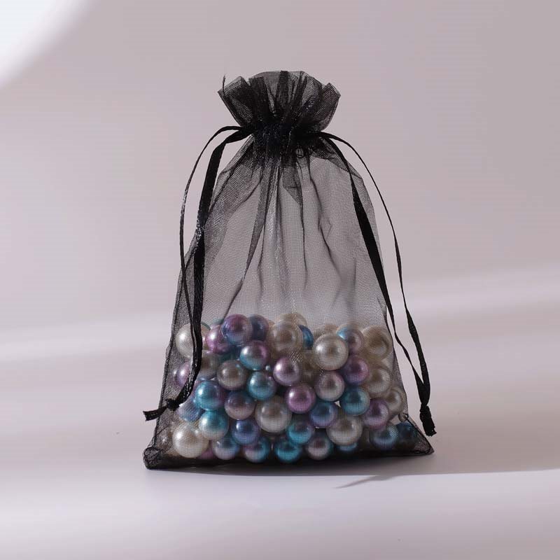 Picture of Black Organza Bags 