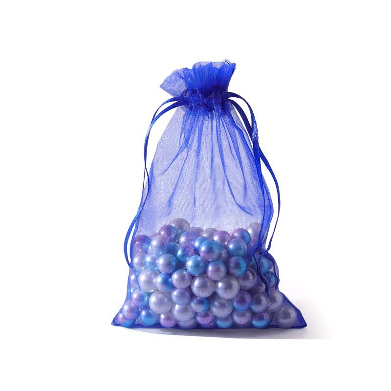 Picture of Royal Blue Organza Bags