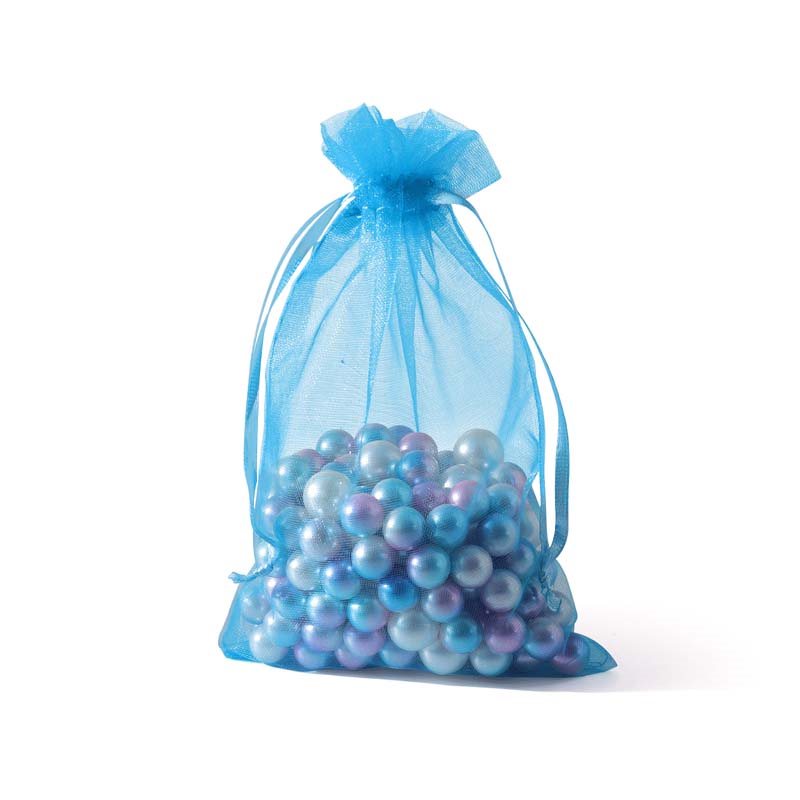 Picture of Lake Blue Organza Bags