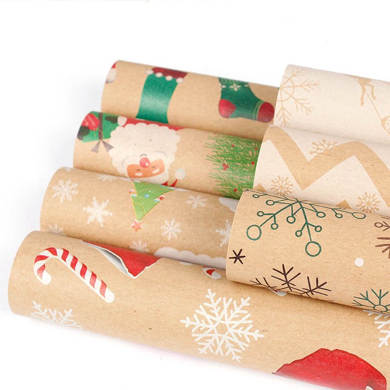 Picture of Christmas Wrapping Paper With Cute Patterns