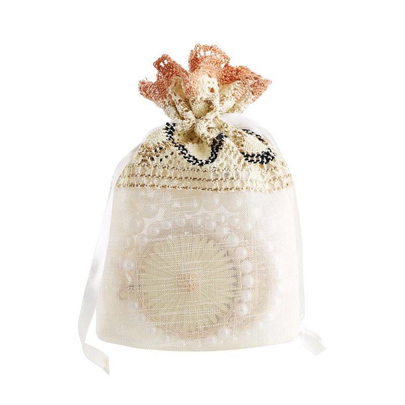 Picture of Embroidered Lace Organza Gift Bags