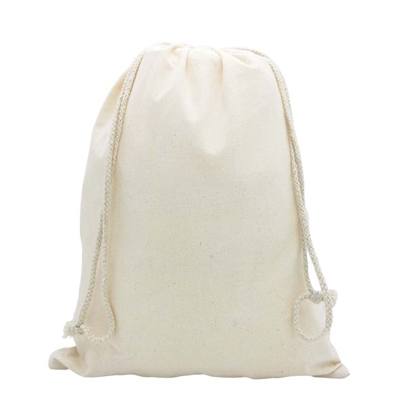 Picture of Medium Calico Drawstring Bags size 350mmx250mm