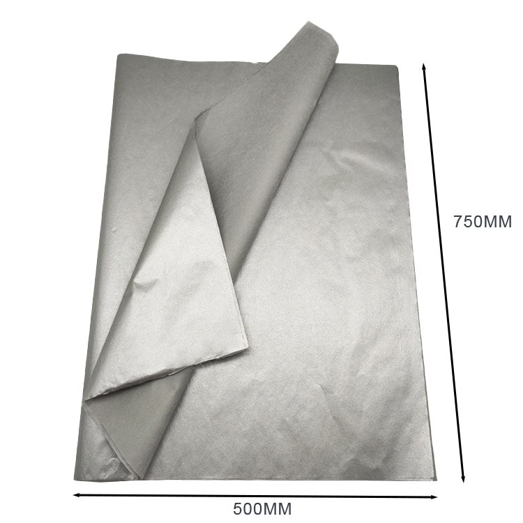Picture of Metallic Silver Tissue Paper