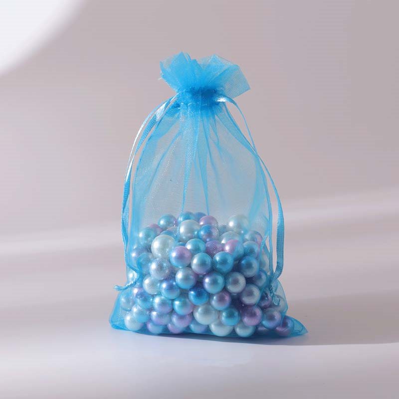 Picture of Lake Blue Organza Bags