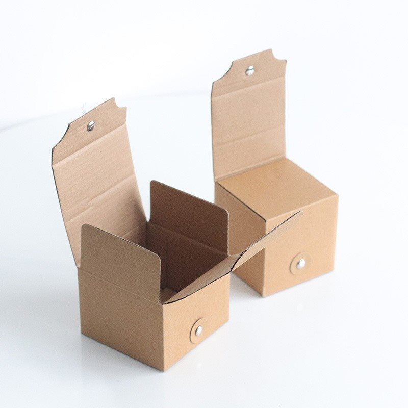Picture of Candle Boxes Gift Packaging Brown Cardboard 123×123×174