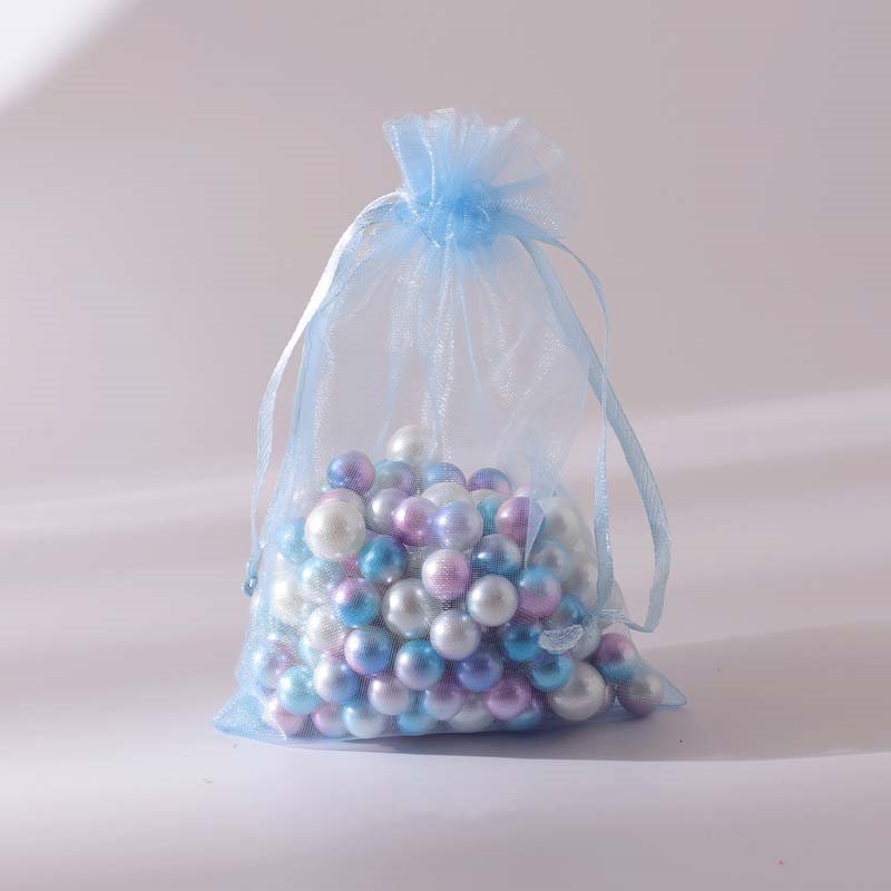 Picture of Sky Blue Organza Bags