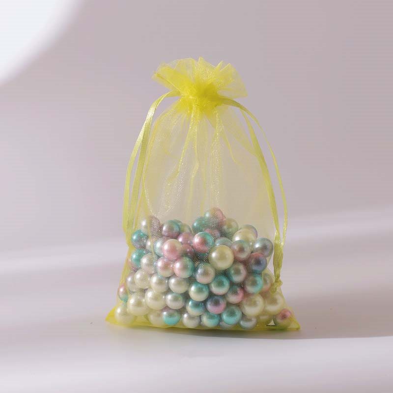 Picture of Yellow Organza Bags