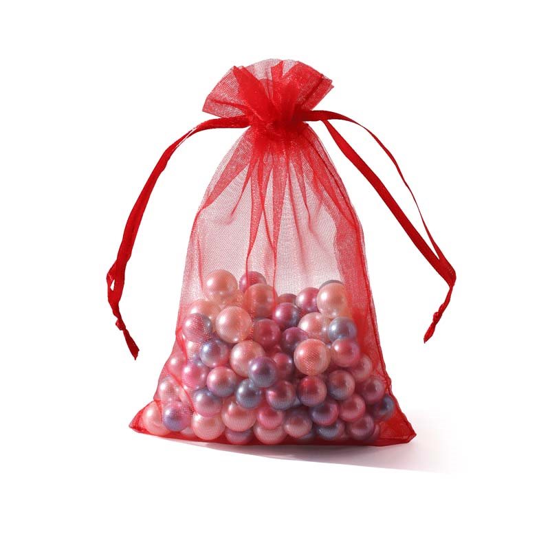 Picture of Red Organza Bags