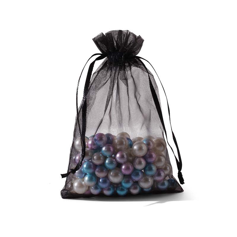 Picture of Black Organza Bags 